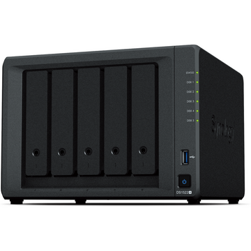 NAS Synology DS1522+ Desktop 5-BAY QUAD CORE 8GB RAM up to 32GB