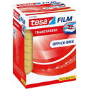 Tesa tesafilm transparent, 10 rolls, 15mm, office box, adhesive tape (transparent, 66 meters)