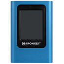 Hard disk extern Kingston IronKey Vault Privacy 80 480GB USB 3.0 Tip C Blue