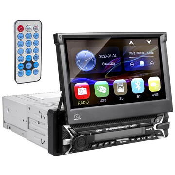 Sistem auto AUDIOCORE AC9100, LCD 7", 1080P, AVI, DivX, Bluetooth