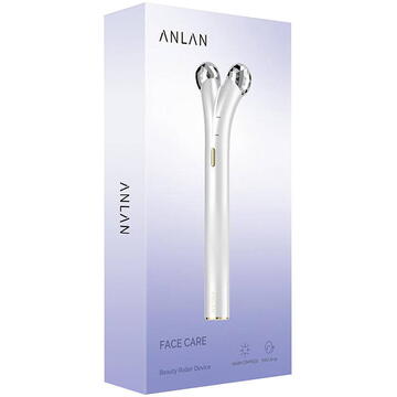 ANLAN 01-AAMY01-02A Facial beauty roller with hot and EMS micro current