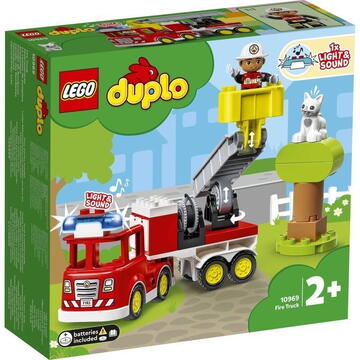 LEGO DUPLO® - Camion de pompieri pentru salvare 10969, 21 piese