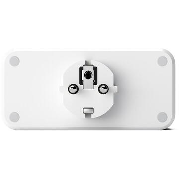 Prelungitor SATECHI Homekit Dual Smart Outlet (EU) White