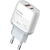 Incarcator de retea Wall charger LDNIO A2424C, USB + USB-C, PD + QC 3.0, 20W (white)