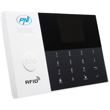 Kit Sistem de alarma wireless PNI SafeHouse HS550 Wifi GSM 3G si 3 senzori de miscare HS003 suplimentari