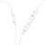 Casti Vipfan M09 wired in-ear headphones (white)