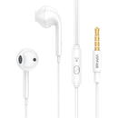 Casti Vipfan M15 wired in-ear headphones, 3.5mm jack, 1m (white)