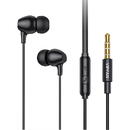 Casti Vipfan M16 wired in-ear headphones, 3.5mm jack, 1m (black)