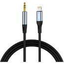 Accesorii Audio Hi-Fi Vipfan L05 Lightning to mini jack 3.5mm AUX cable, 1m (gray)