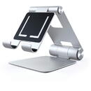 SATECHI Suport ajustabil din aluminiu pentru tableta/laptop de pana la 13",  Argintiu