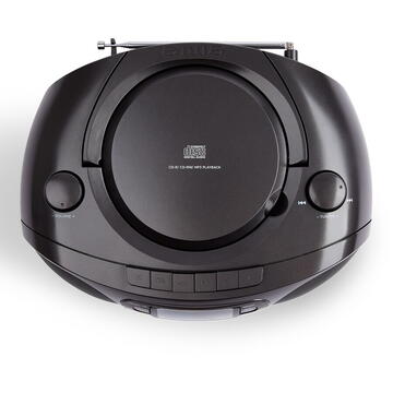 Microsistem audio Aiwa BBTC-550 Boombox, Bluetooth, CD, Caseta, Negru