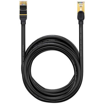Baseus Ethernet RJ45, 10Gbps, 30m network cable (black)
