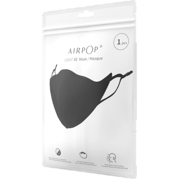 AirPop Light SE Face mask (black)