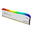 Memorie Kingston Fury Beast RGB Special Edition White 8GB DDR4-3600MHz CL17