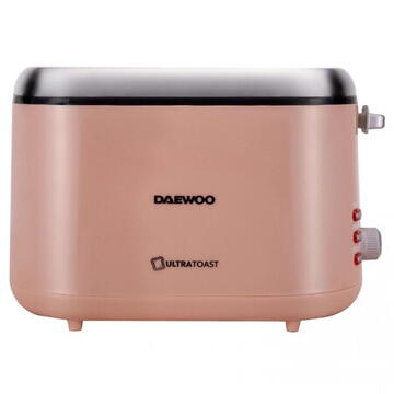 Prajitor de paine Daewoo D-DBT70C 900 W  2 felii, indicator luminos, carcasa CoolTouch, Bej