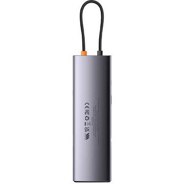 Hub USB-C 12in1 Baseus Metal Gleam Series Grey