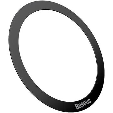 Baseus Set 2 suporturi universale pentru telefon Halo Metal Ring, Magnetic, Negru