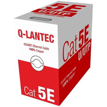 Q-LANTEC A-LAN KIU5PVC305NC networking cable 305 m Cat5e U/UTP (UTP) Grey