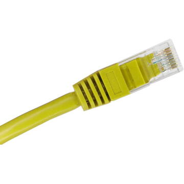 Alantec KKU5CZA1 networking cable Yellow 0.25 m Cat5e U/UTP (UTP)