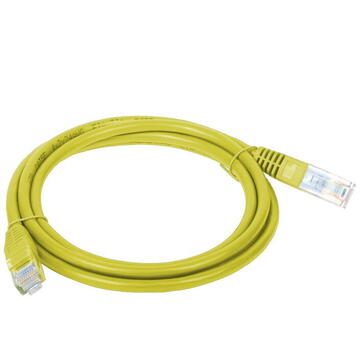 Alantec KKU5ZOL3 networking cable 3 m Cat5e U/UTP (UTP) Yellow