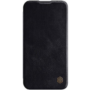Husa Nillkin Qin Pro Leather Case for iPhone 14 Plus (Black)