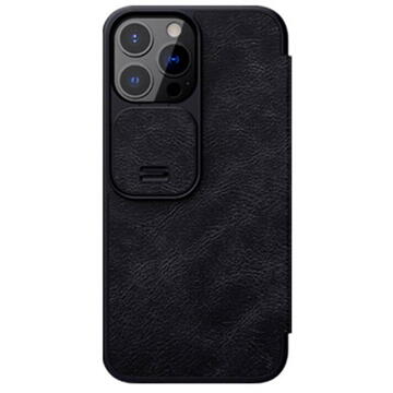 Husa Nillkin Qin Pro Leather Case for iPhone 13 Pro (Black)