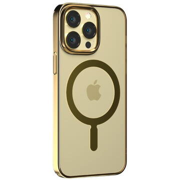 Husa Devia Husa Glimmer Series Magnetic iPhone 14 Plus Gold