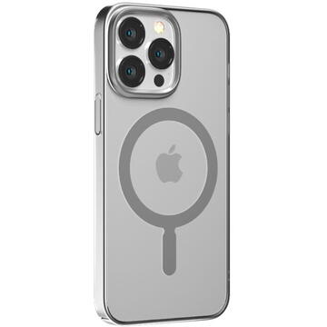 Husa Devia Husa Glimmer Series Magnetic iPhone 14 Plus Silver