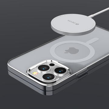 Husa Devia Husa Glimmer Series Magnetic iPhone 14 Pro Max Silver