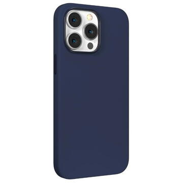 Husa Devia Husa Nature Series Silicone Magnetic iPhone 14 Pro Navy Blue