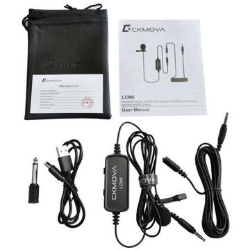 Microfon CKMOVA LCM6 - TIE MICROPHONE FOR CAMERAS AND SMARTPHONES