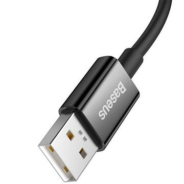 Baseus Superior Series USB la USB-C, 65 W, PD, 1 m Negru