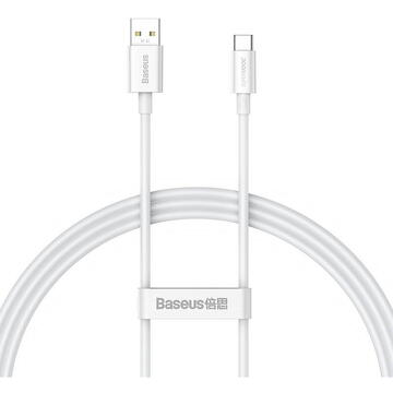 Baseus Superior Series Cable USB to USB-C, 65W, PD, 1m Alb