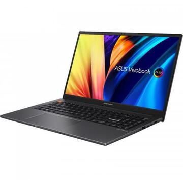 Notebook Asus VivoBook 15.6" 2.8K Intel Core i7-12700H 16GB 1TB SSD Intel Iris Xe Graphics Windows 11 Pro Indie Black