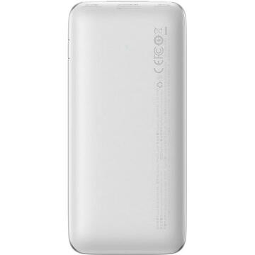 Baterie externa Powerbank Baseus Bipow Pro 10000mAh, 2x USB, USB-C, 20W (white)