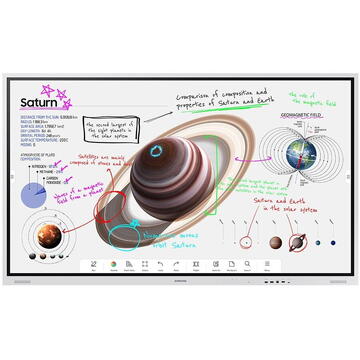 Ecrane interactive Ecran interactiv Samsung Flip Pro WM75B