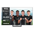 Televizor TCL Smart 75C735 (2022) Seria C735 75" Ultra HD 4k Gray