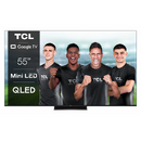 Televizor TCL Smart 55C835 Seria C835 55inch Ultra HD 4K Black