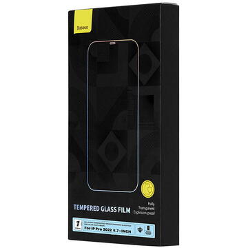 Baseus Tempered glass with privatizing filter 0.4mm for iPhone 14 Pro Max
