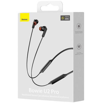 Casti Baseus Bowie U2 Pro TWS earphones, ANC (black)
