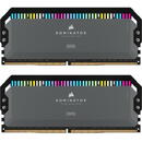 Memorie Corsair Kit Memorie Dominator Platinum RGB AMD EXPO 64GB DDR5-5600MHz CL40 Dual Channel Grey