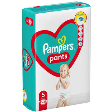 PAMPERS Pants nappies Size 5, 12-17kg,42pcs