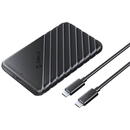 HDD Rack Orico 2.5' HDD / SSD Enclosure, 6 Gbps, USB-C 3.1 Gen1 (Black)