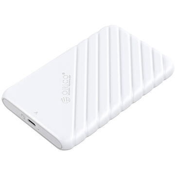 HDD Rack Orico 2.5' HDD / SSD Enclosure, 6 Gbps, USB-C 3.1 Gen1 (White)