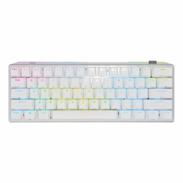 Tastatura Corsair K70 PRO Mini RGB LED Alb