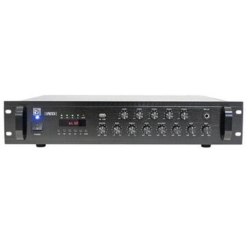 Consola DJ MIXER PA AMPLIFICAT 100V 350W 5ZONE  CU USB/BLUETOOTH/SD/FM