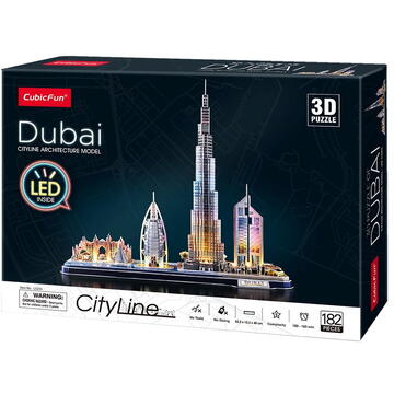 CubicFun Van der Meulen 3d Puzzle Dubai LED