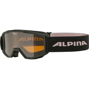 Echipament Ski GOGGLES ALPINA JUNIOR PINEY BLACK-ROSE GLASS ORANGE S2