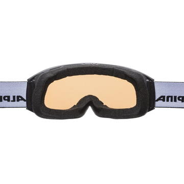 Echipament Ski Alpina Nakiska M winter sport goggles Black Unisex Gold, Mirror Spherical lens