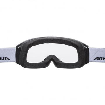 Echipament Ski Alpina Sports NAKISKA winter sport goggles Black Unisex Transparent Cylindrical(flat) lens